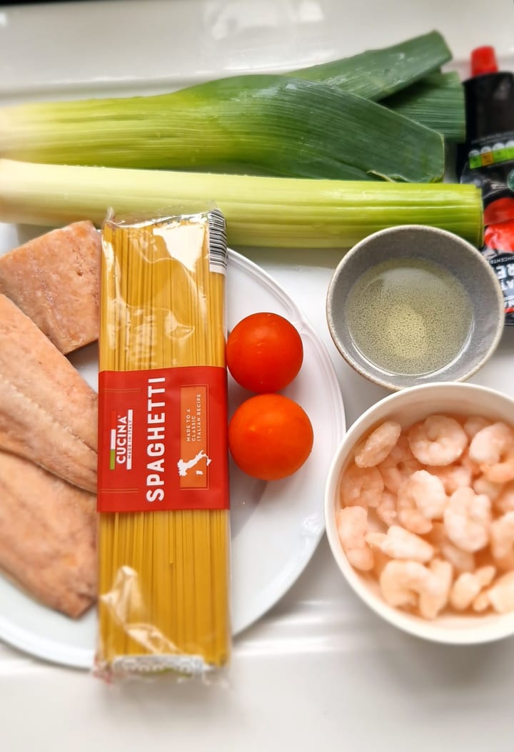 Spaghetti and Leek